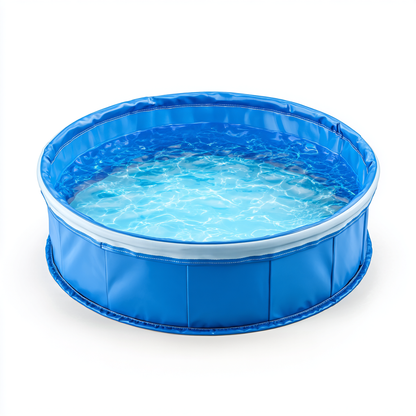 Zylex Foldable Pet Pool - Classic Blue