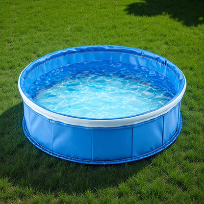Zylex Foldable Pet Pool - Classic Blue