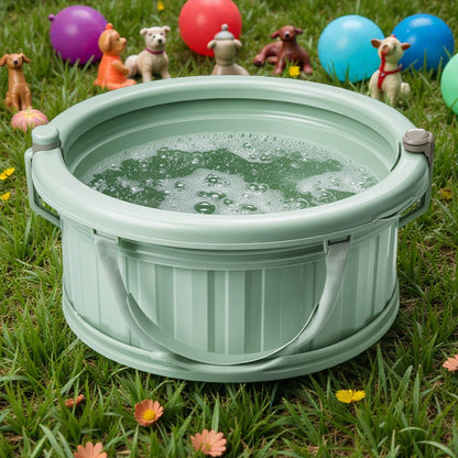 Zylex Foldable Pet Bath Tub - Mint Green
