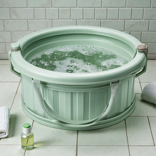Zylex Foldable Pet Bath Tub - Mint Green